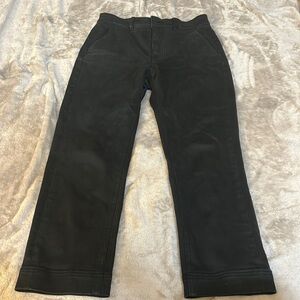 Everlane cropped slim leg jeans in black